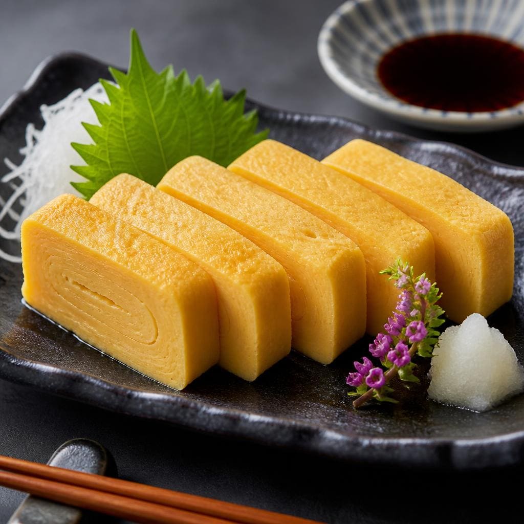 Tamago Sashimi Sushi Hiro menu sashimi tamago